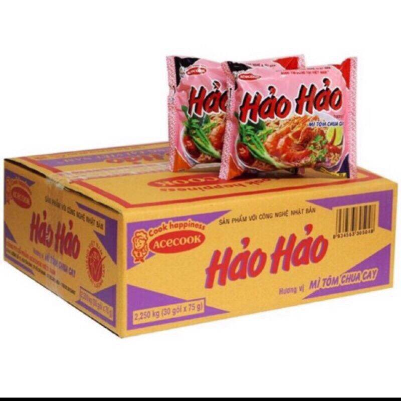 Thùng mì hảo hảo tôm chua cay 30gói