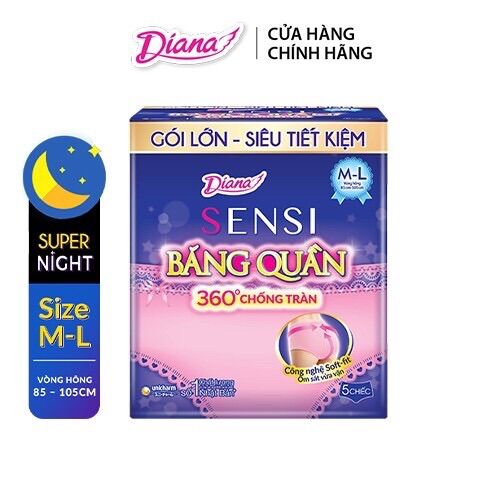 Băng vệ sinh diana sensi dạng quần size m-l