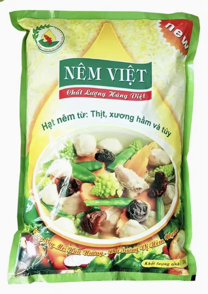 Hạt nêm Việt từ thịt heo, xương ống và tủy túi 3kg