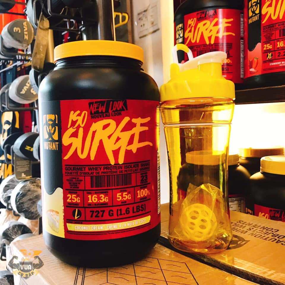 Mutant Iso Surge Whey Protein Tăng Cơ Isolate 1.6Lbs