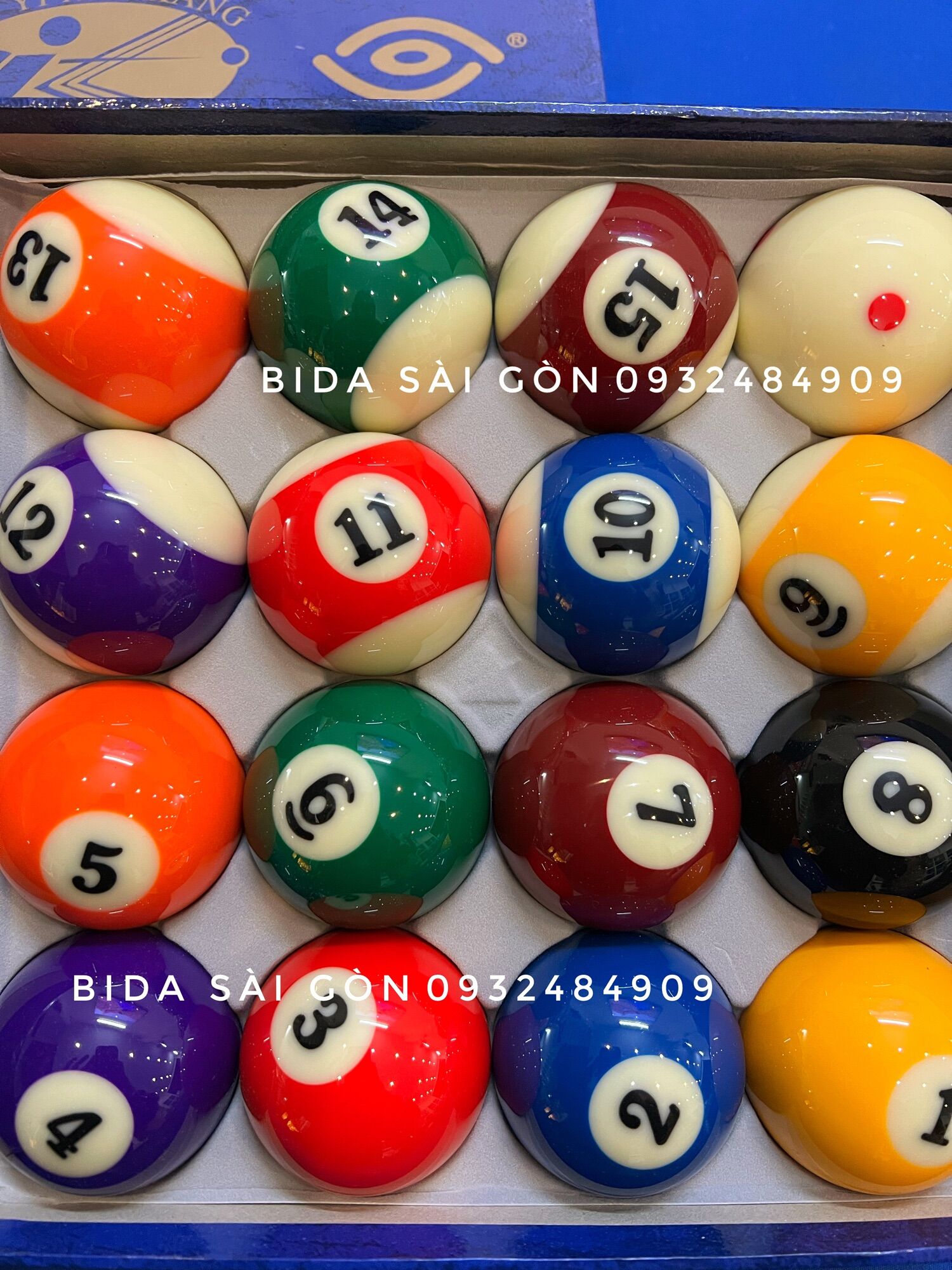 [Ảnh Thật] Bộ bóng bida lỗ Đài loan