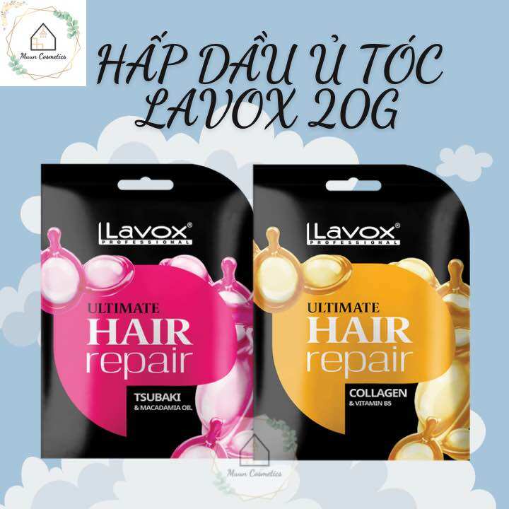 Hấp dầu ủ tóc mềm mượt lavox 20g
