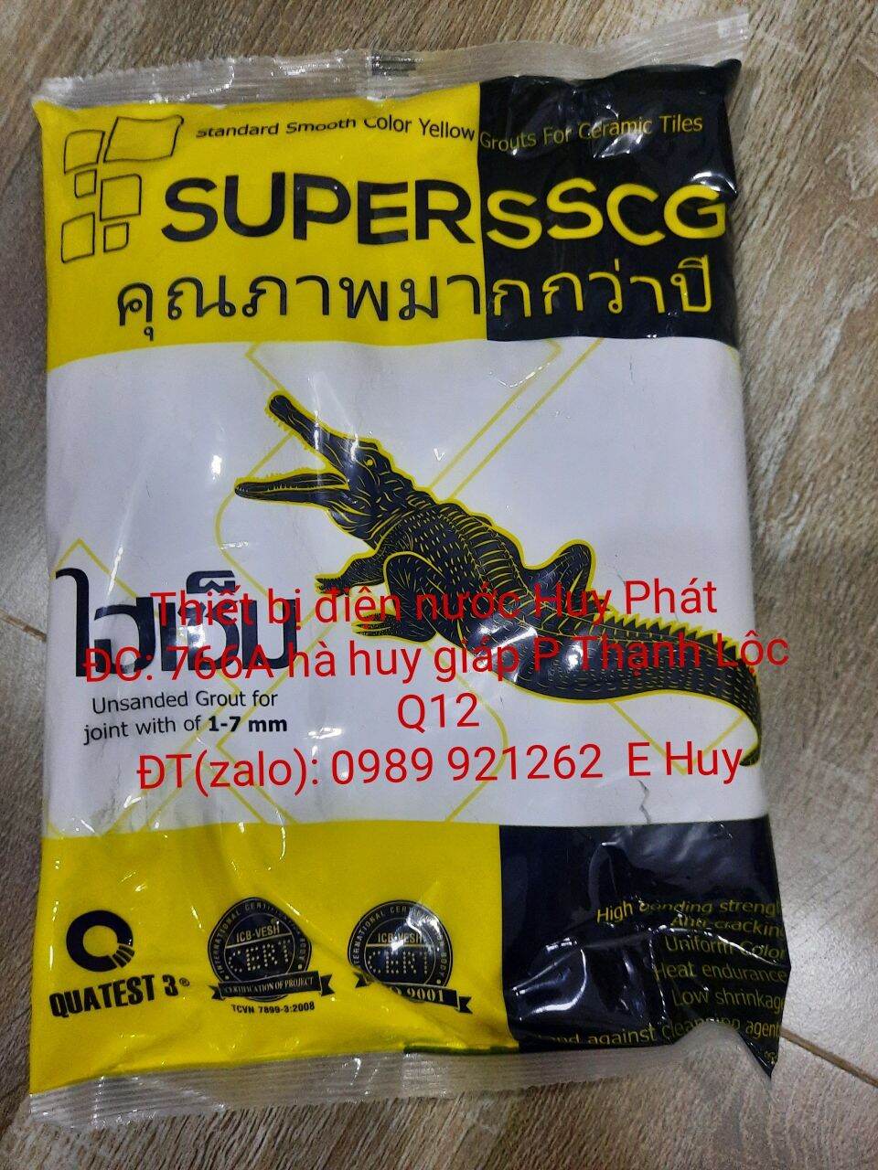 [HCM]Keo chà ron gạch cá sấu trọng lượng 1kg