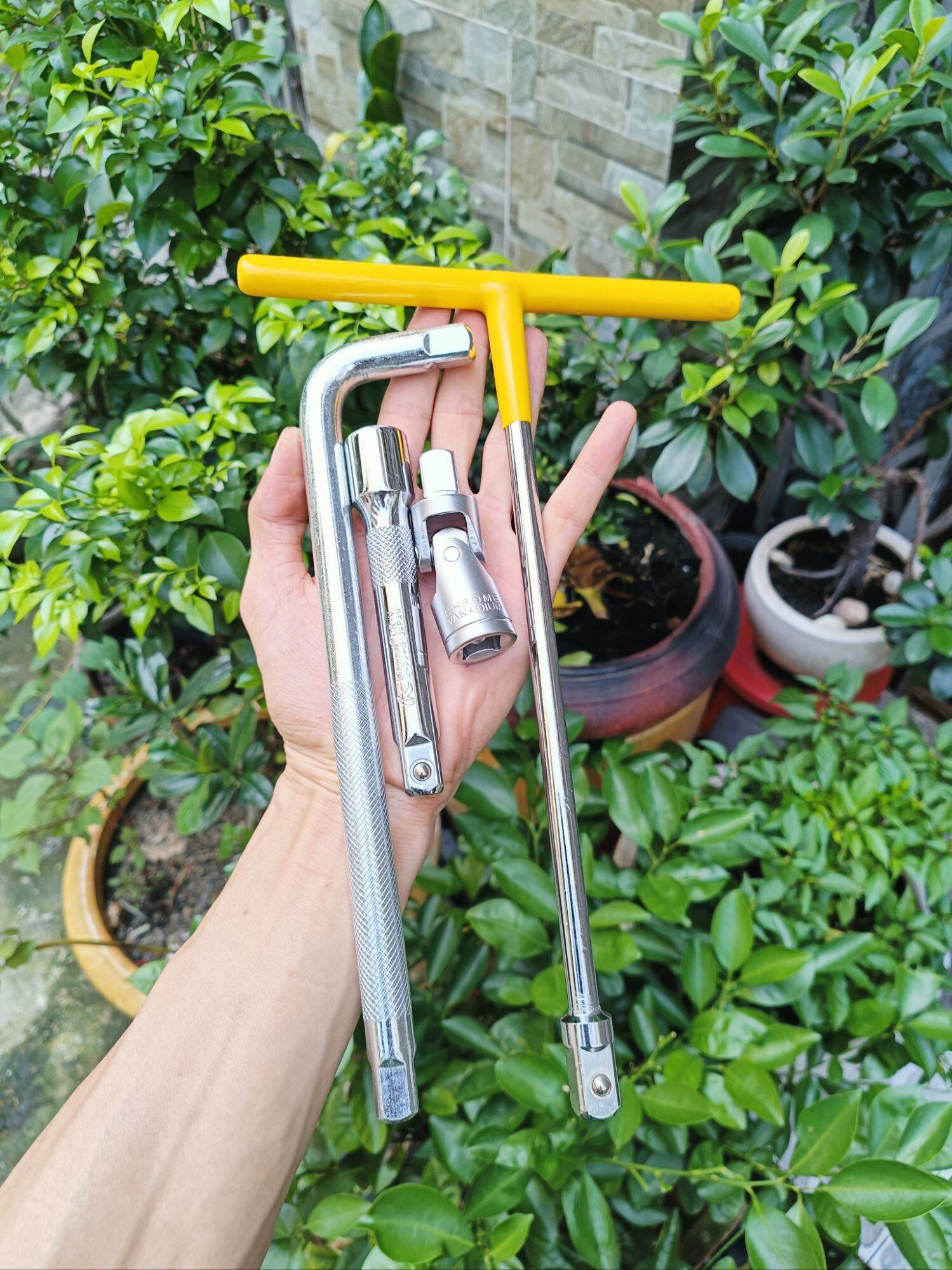 combo 4 cần siết L , đầu nối 1/2