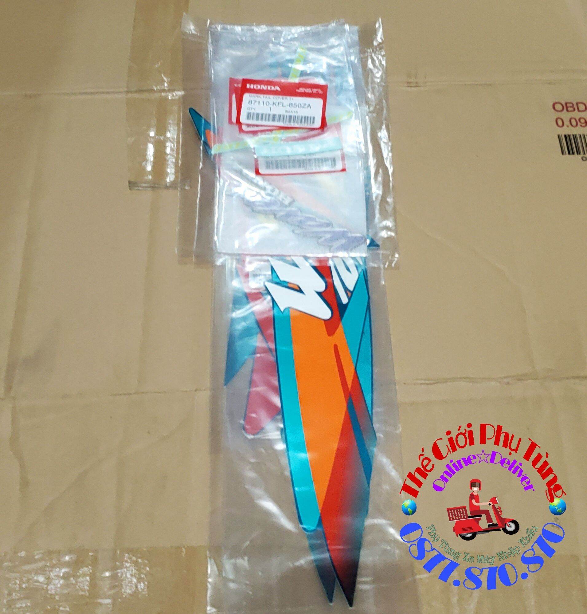 Bộ tem Wave Thái 110 zin Honda Thái Lan nhập khẩu