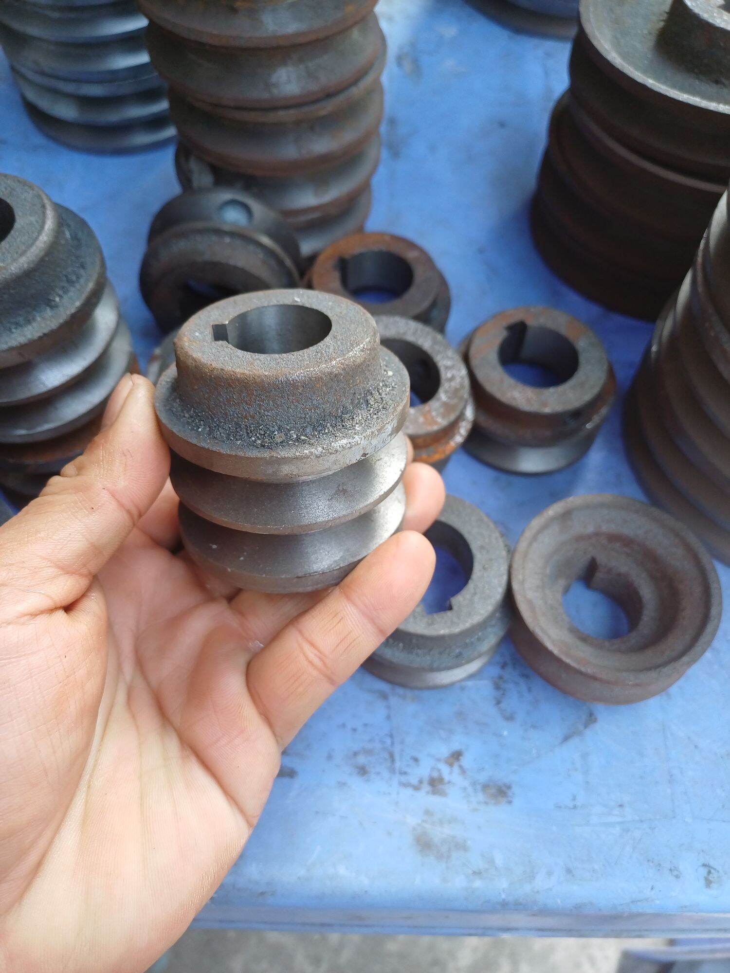 PULY 70mm (7F) DÂY CUROA BẢN A-B- BULY KÉO DÂY CUROA 1 RẢNH2 RẢNH TÙY CHỌN LỖ CỐT TỪ 16 ĐẾN 28