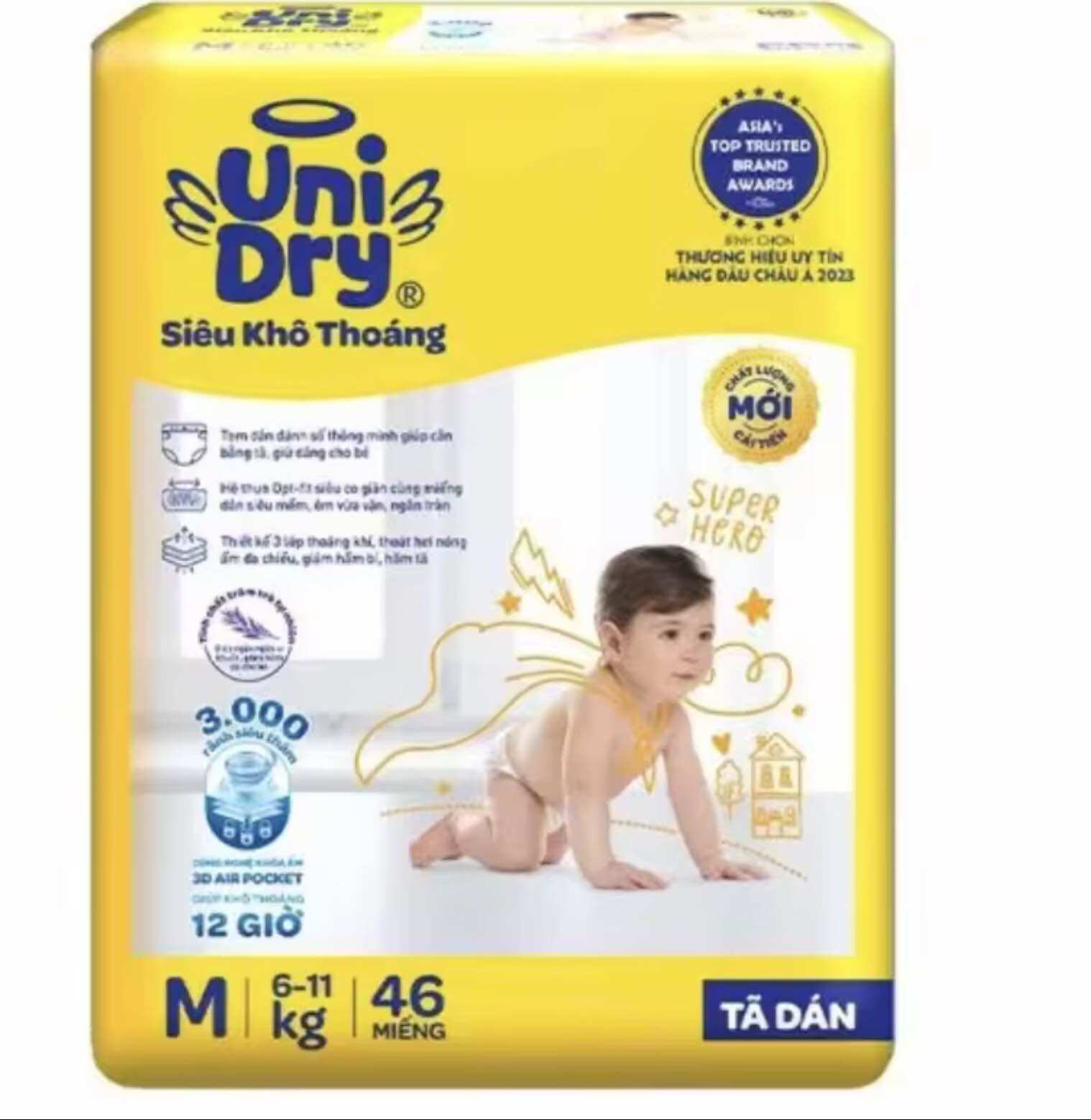 - sỉ tã dán unidry m46 - date luôn mới