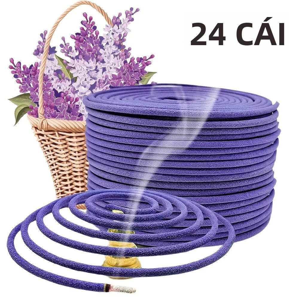 Tinh Dầu Sả Oải Hương Dạng Cuộn 1000 Chiếc Nhang Thơm Trị Liệu Dùng Cho Thiền Định Yoga Ngoài Trời Hồ Bơi Sân Hiên Cắm Trại Cháy Lâu