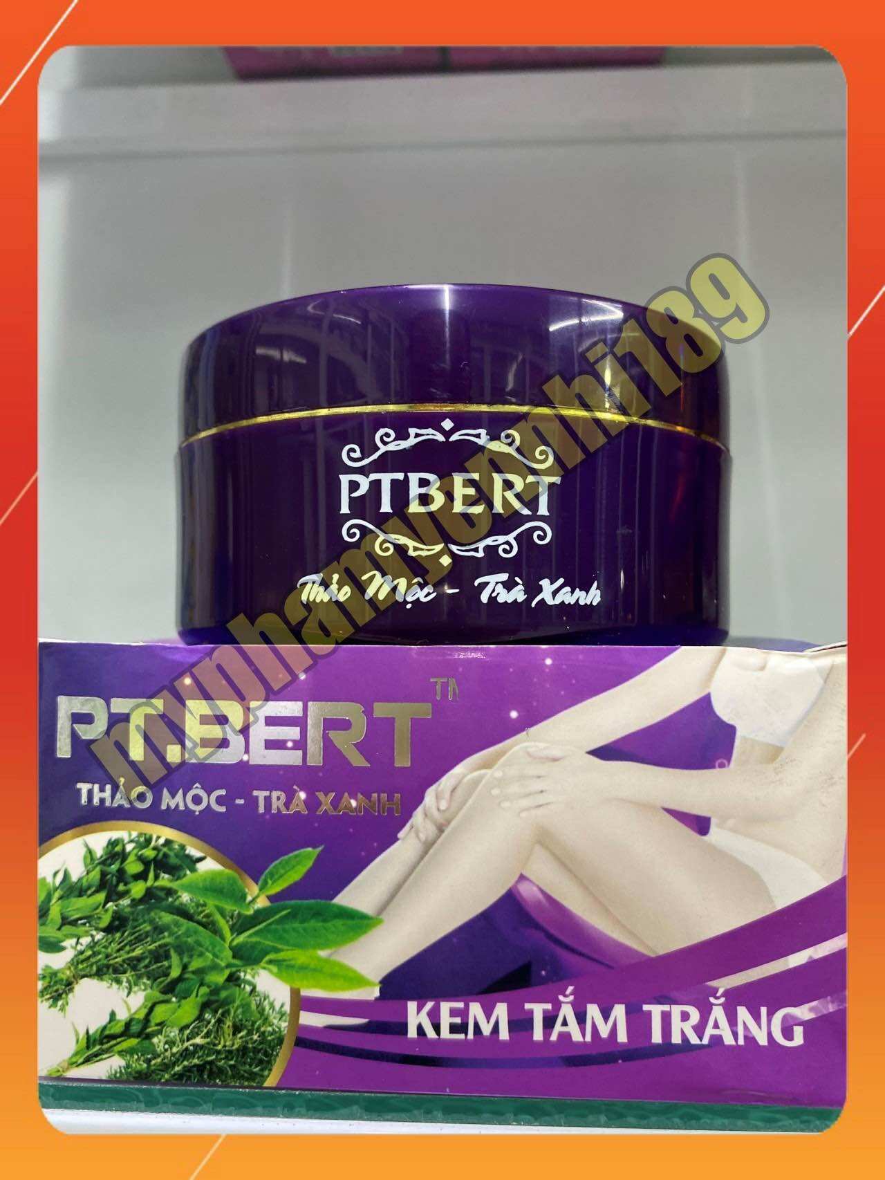 Kem tắm trắng pt bert thảo mộc trà xanh