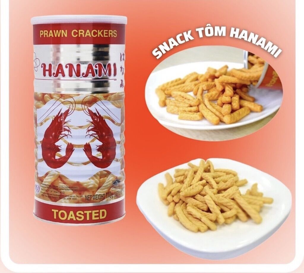 LON 110G BÁNH SNACK TÔM THÁI HASAMI