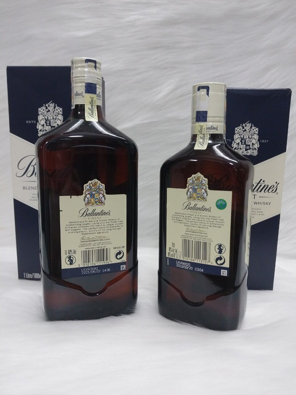 Ballantine's finest 1000 ml ( ko hộp)