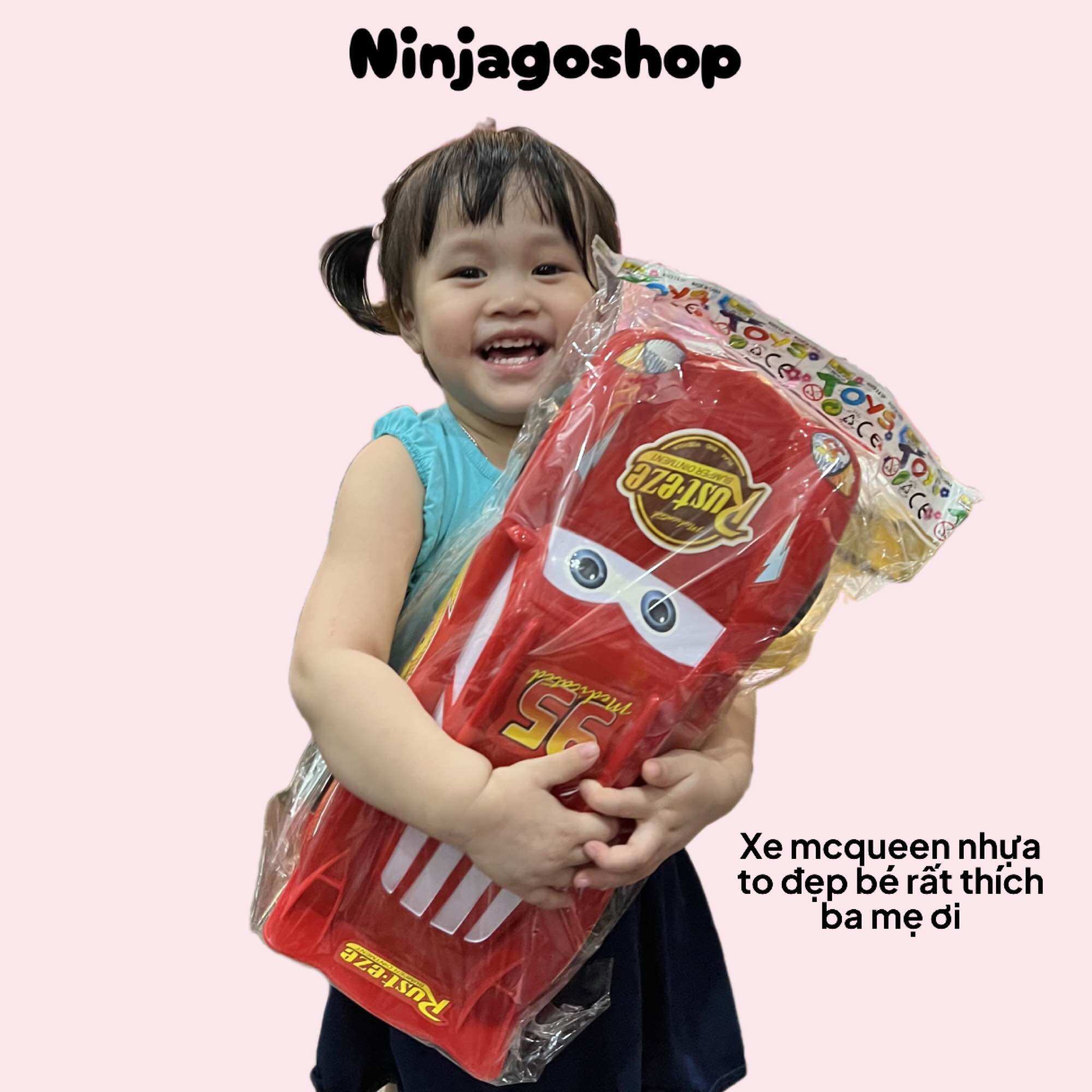 Xe mcqueen macqueen đỏ nhựa