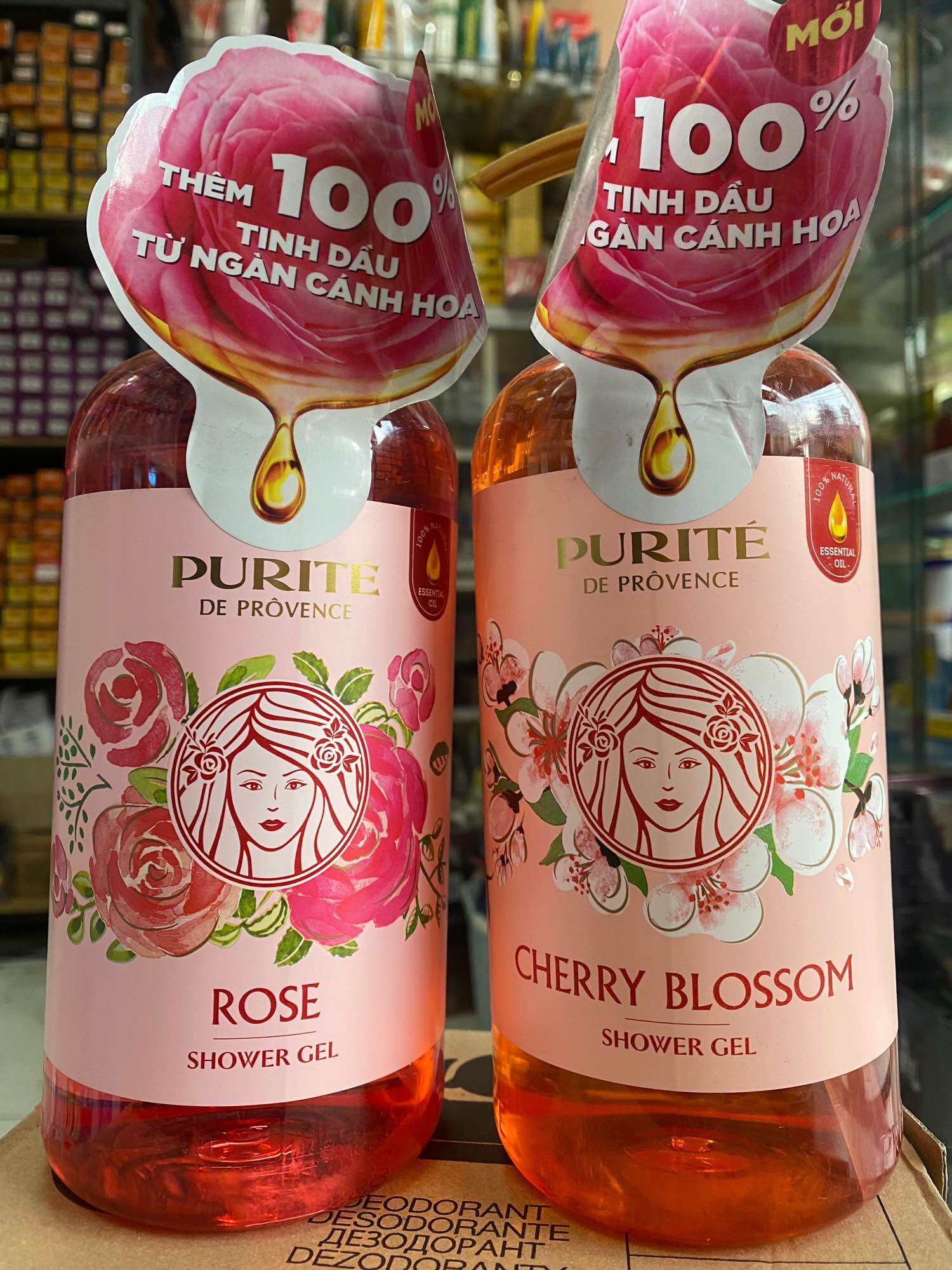 (850ML Đủ Mùi) Sữa Tắm Dưỡng Ẩm PURITE PROVENCE Chính Hãng Công Ty