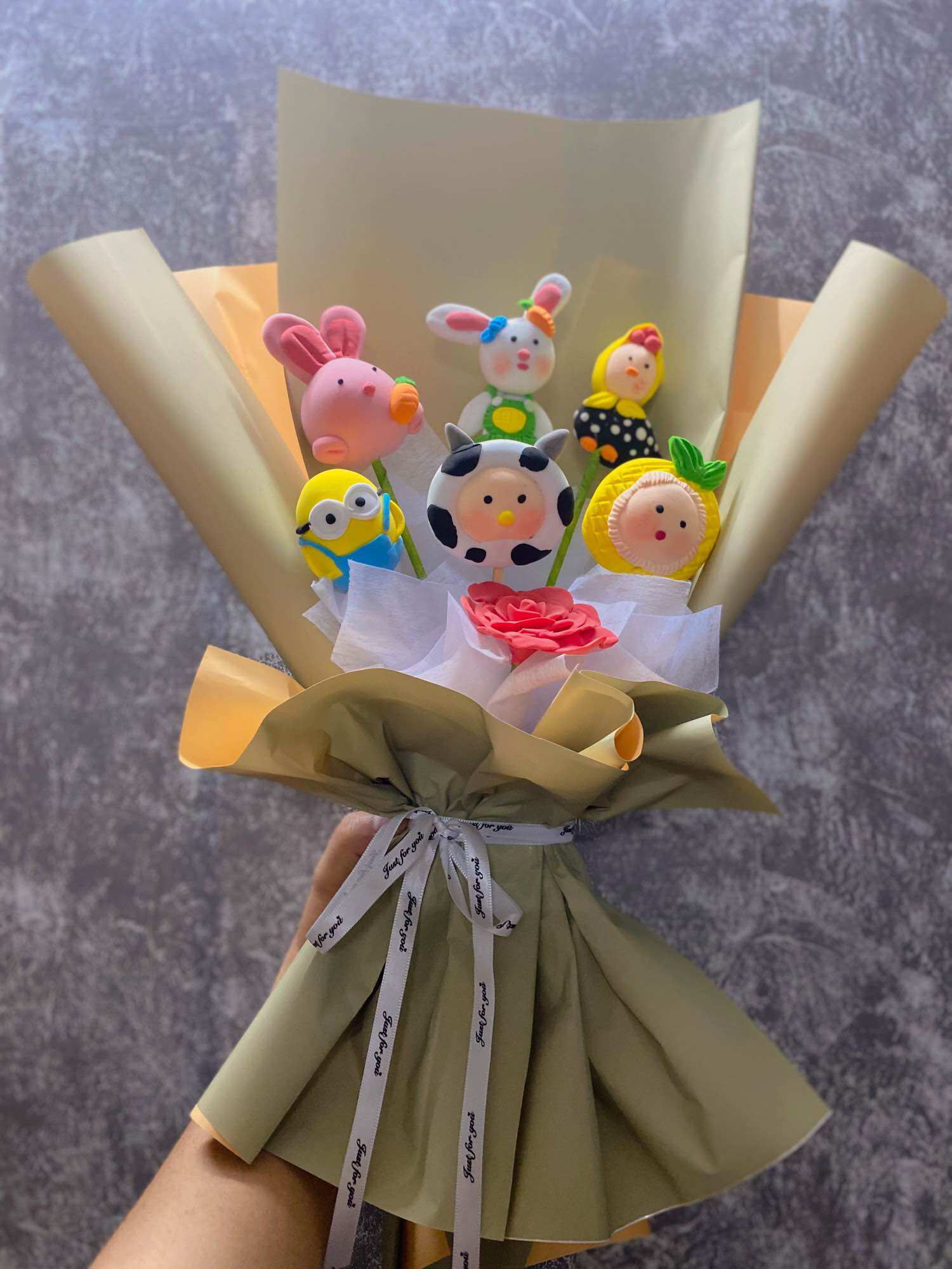 Bó Hoa Đất Sét Mix nhiều mẫu Cute Từ Subeo House