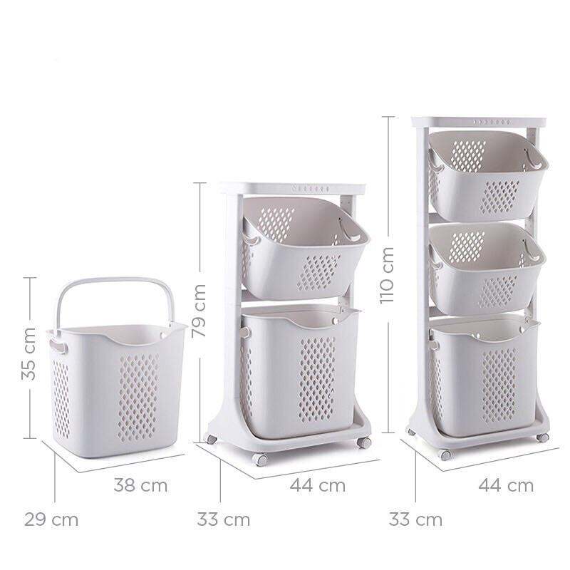 Kệ giỏ đa năng 3 tầng nhựa Việt Nhật