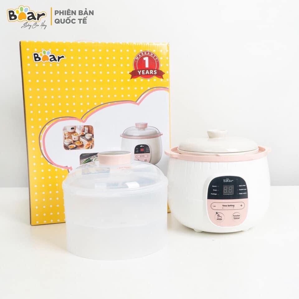 Nồi nấu cháo chậm bear 0.8l
