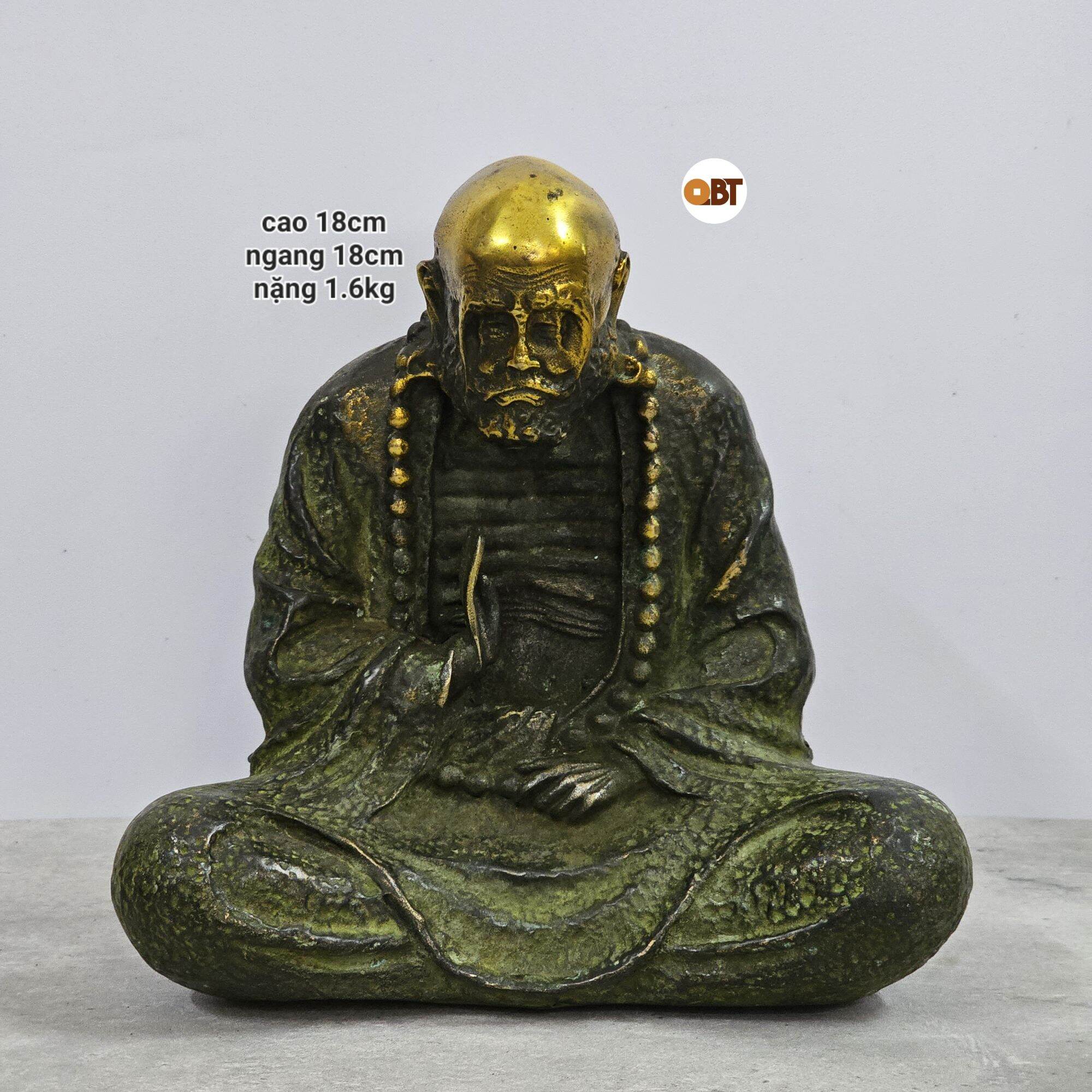 Tượng đạt ma tổ sư lớn bằng đồng
