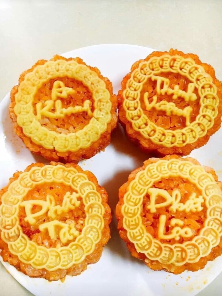 Khuôn rau câu chữ An khang- thịnh vượng- phát tài-phát lộc kèm ảnh