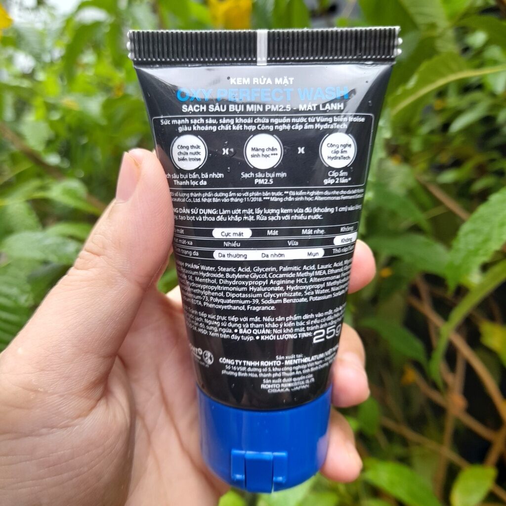 Sữa Rửa Mặt Oxy Mini 25G