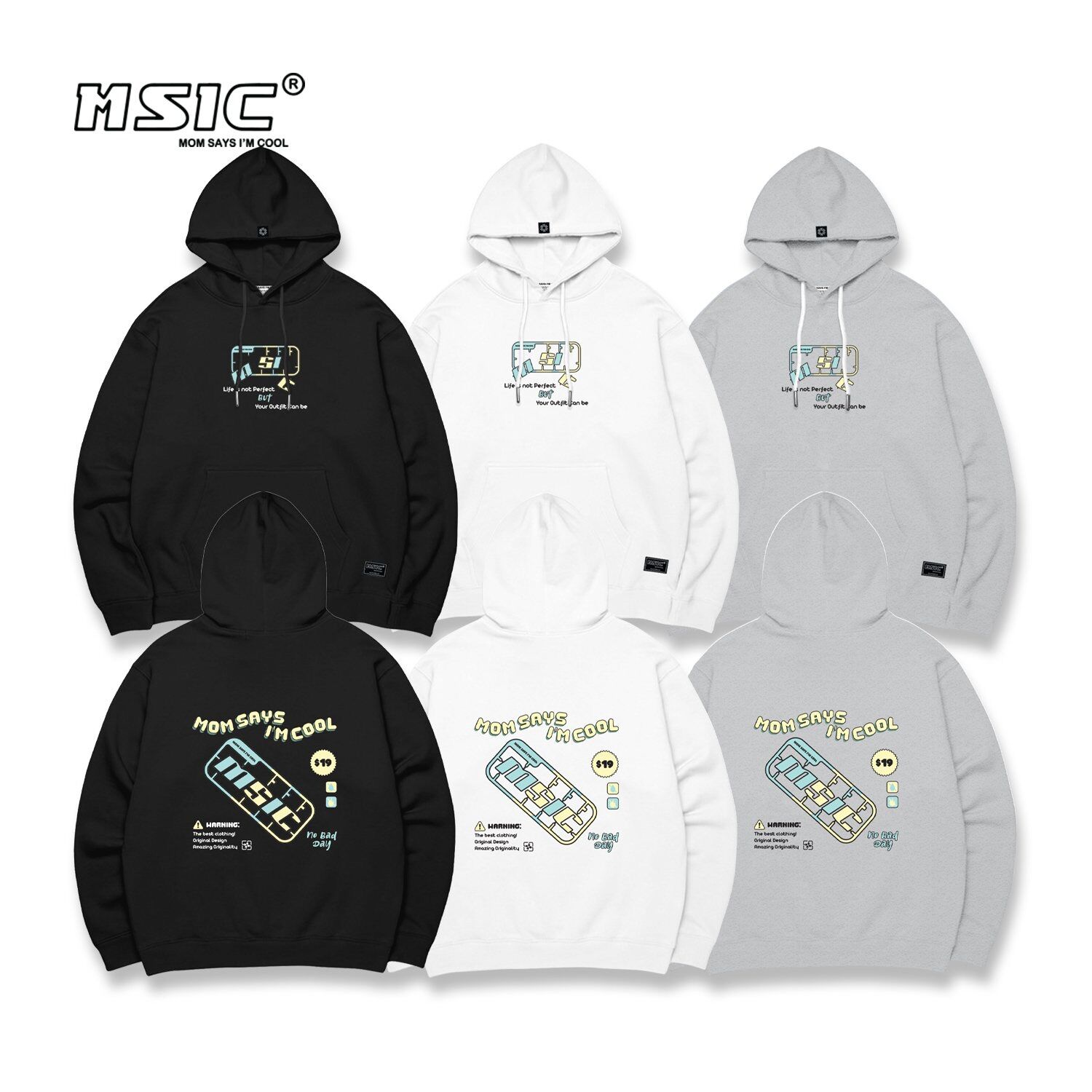 Áo msic hoodie outfit -2 colors