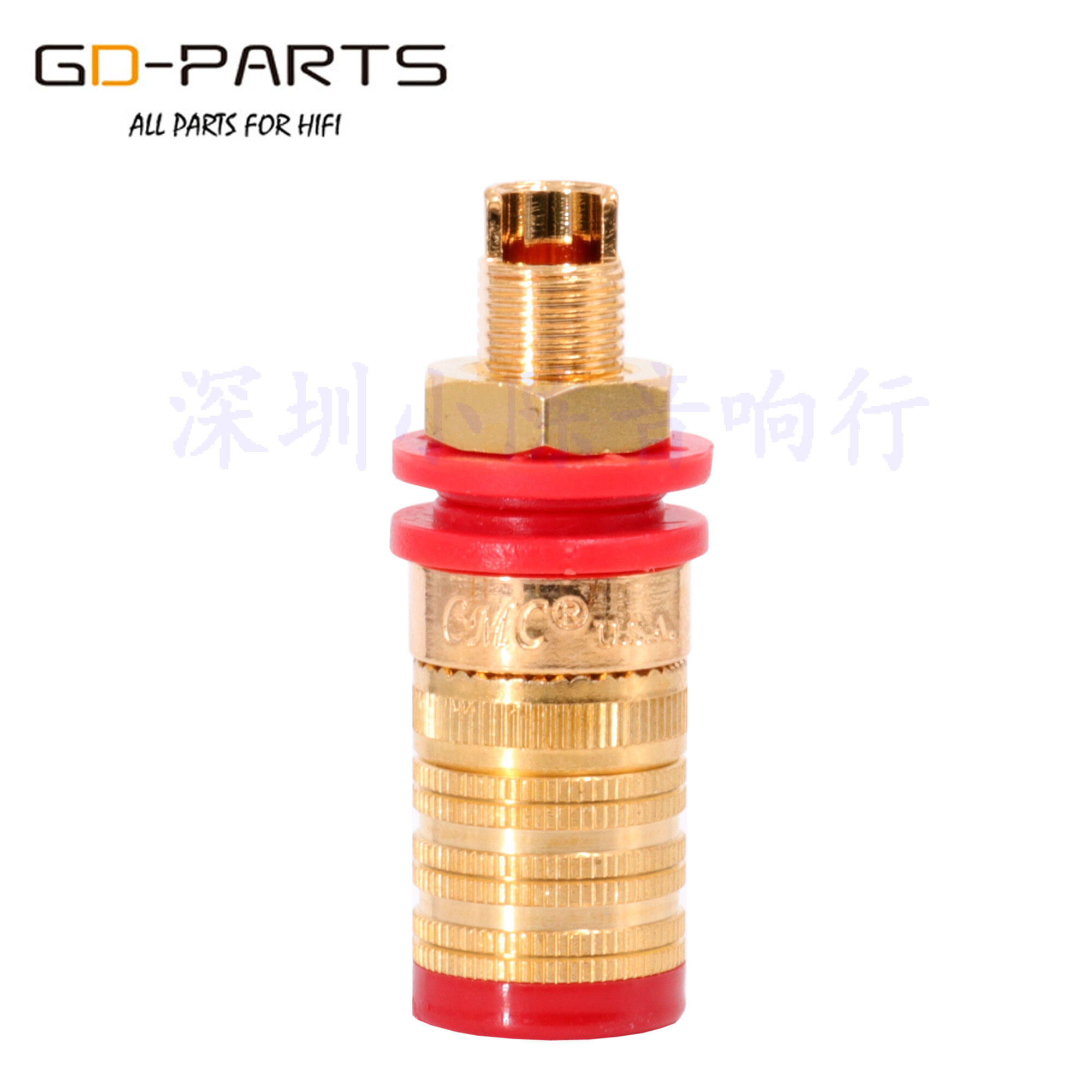 Đầu nối dây loa mỹ cmc s, đầu nối dây nối dây khuếch đại bằng đồng, mạ vàng, bạc, bạc, đồng, đồng, chuối, đế nữ