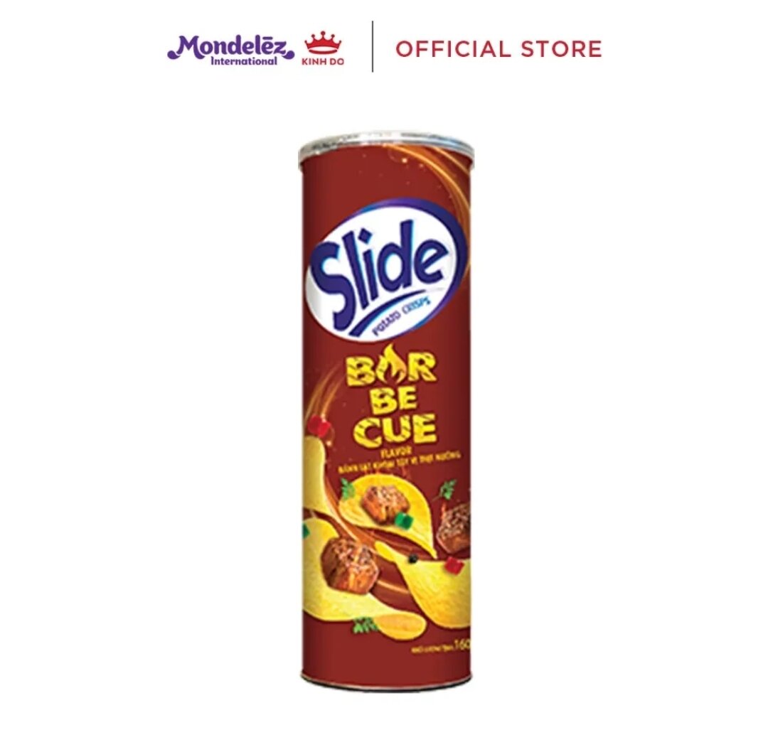 Snack khoai tây SLIDE lon 160g