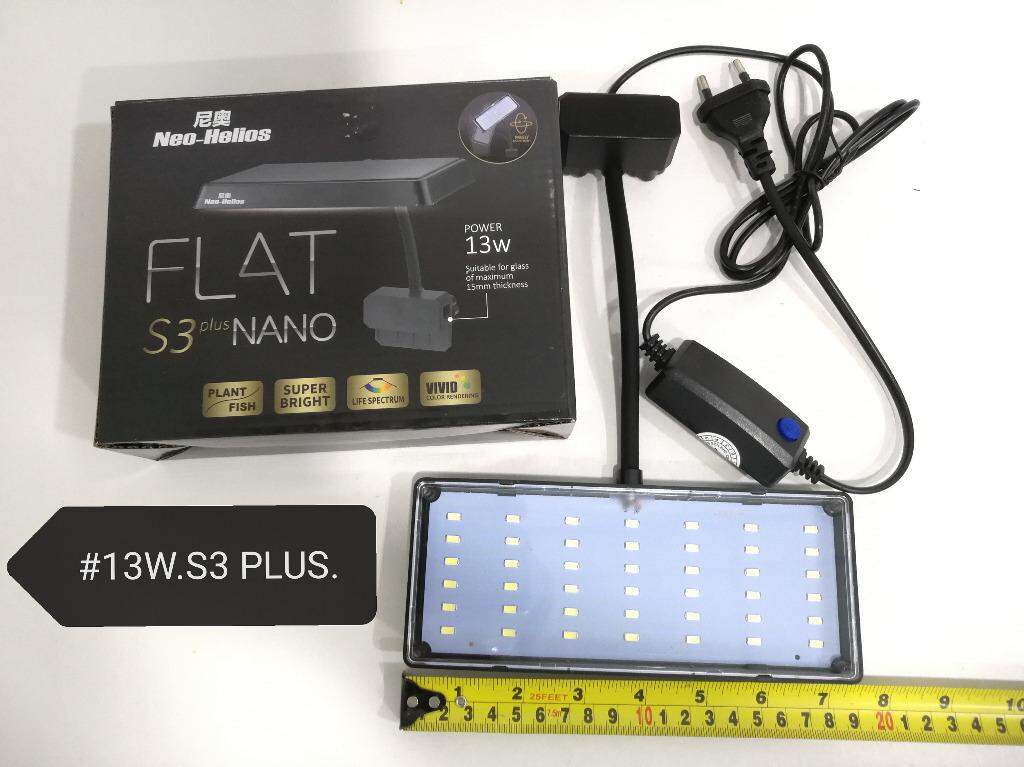 Đèn led neo helios FLSAT S3 plus nano.đỏ cá không đỏ nước