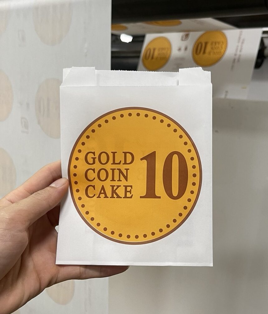 100 Túi đựng bánh đồng xu