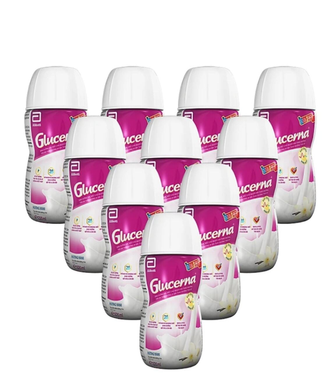Thùng 30 chai sữa nước Glucerna 220ml Mẫu mới