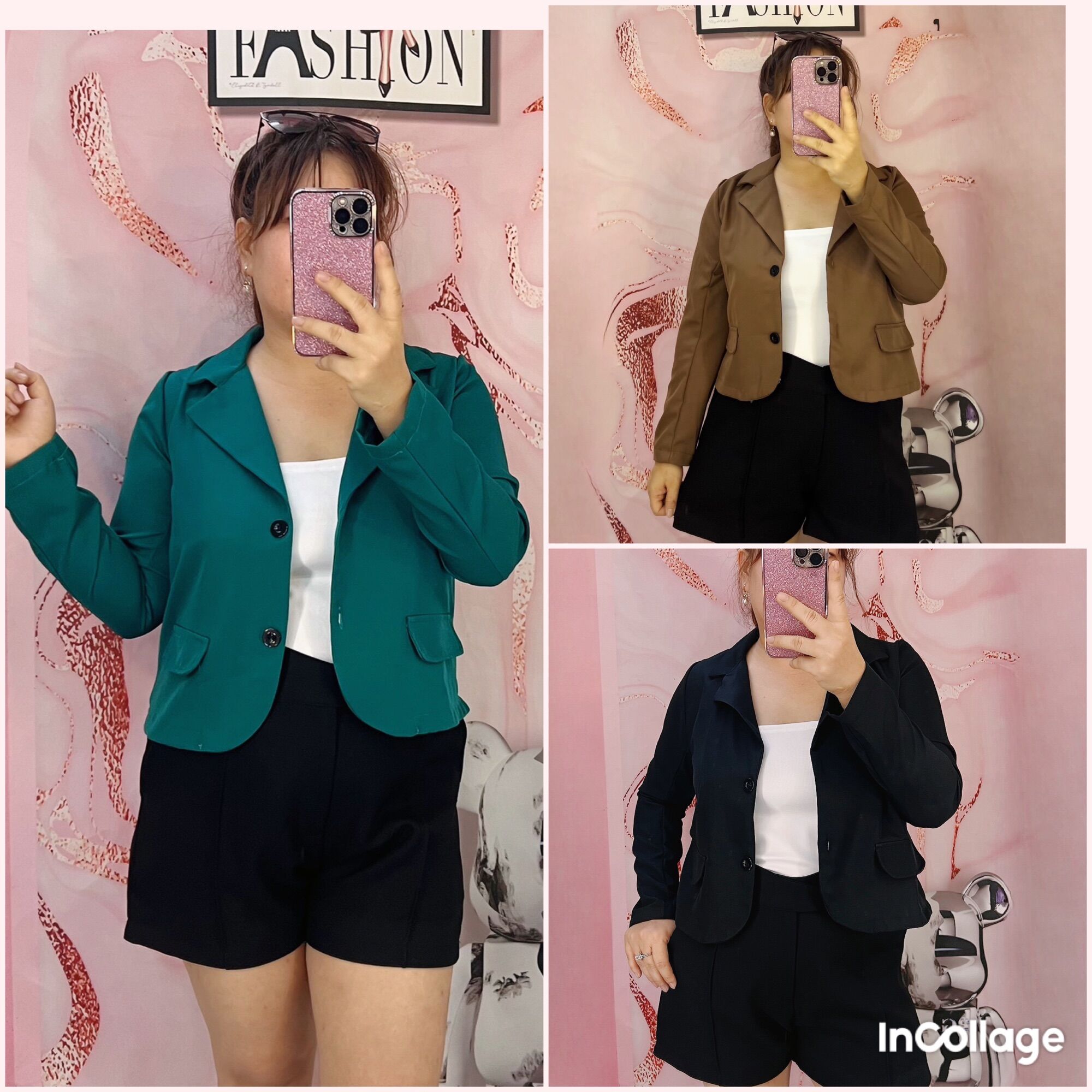 Áo Blazer dáng lững Bigsize 60kg đến 95kg