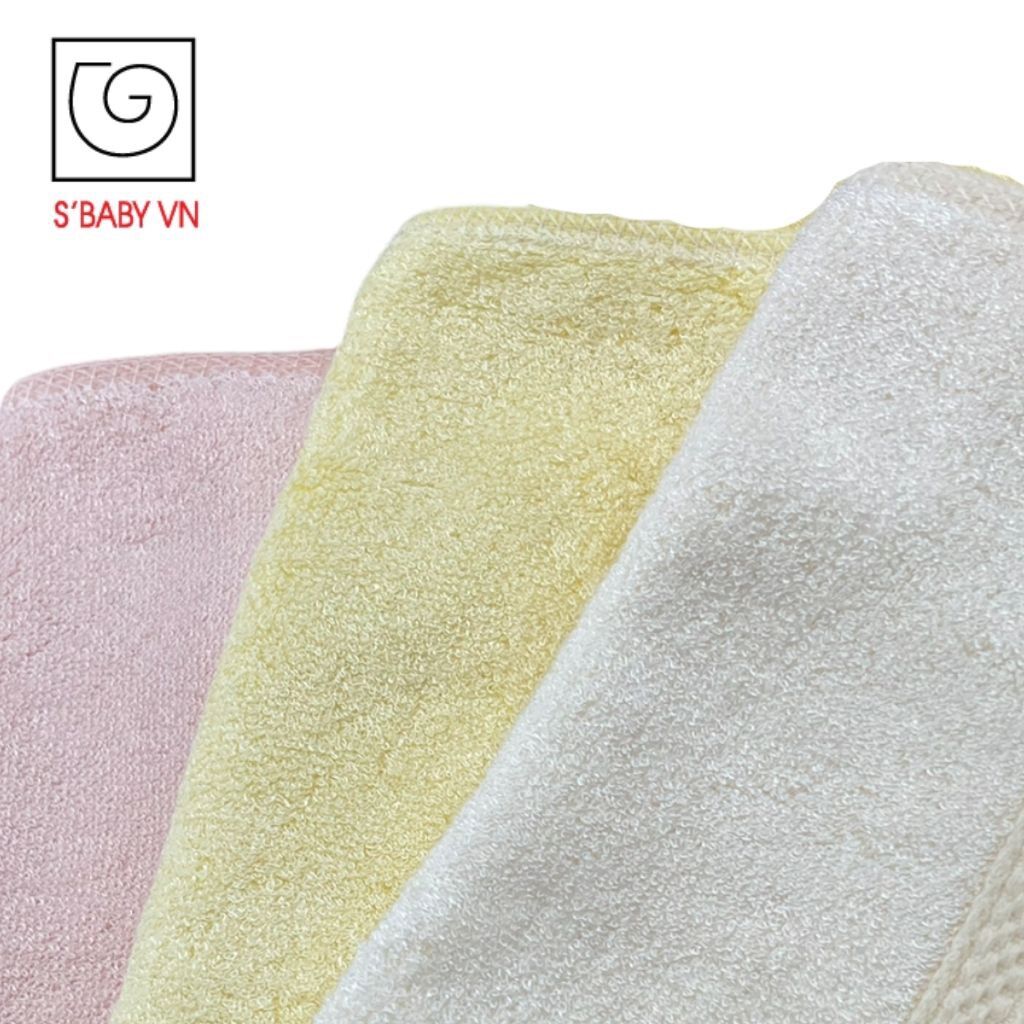 Combo 2 khăn mặt sợi tre cao cấp S’Baby 28x50cm