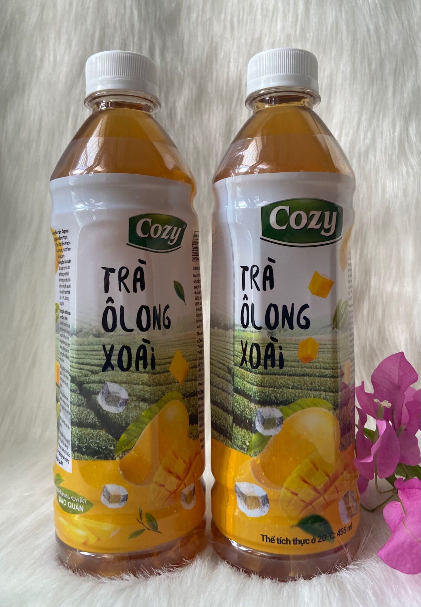 1 thùng COZY Trà Ô Long Xoài/24 Chai*455ml
