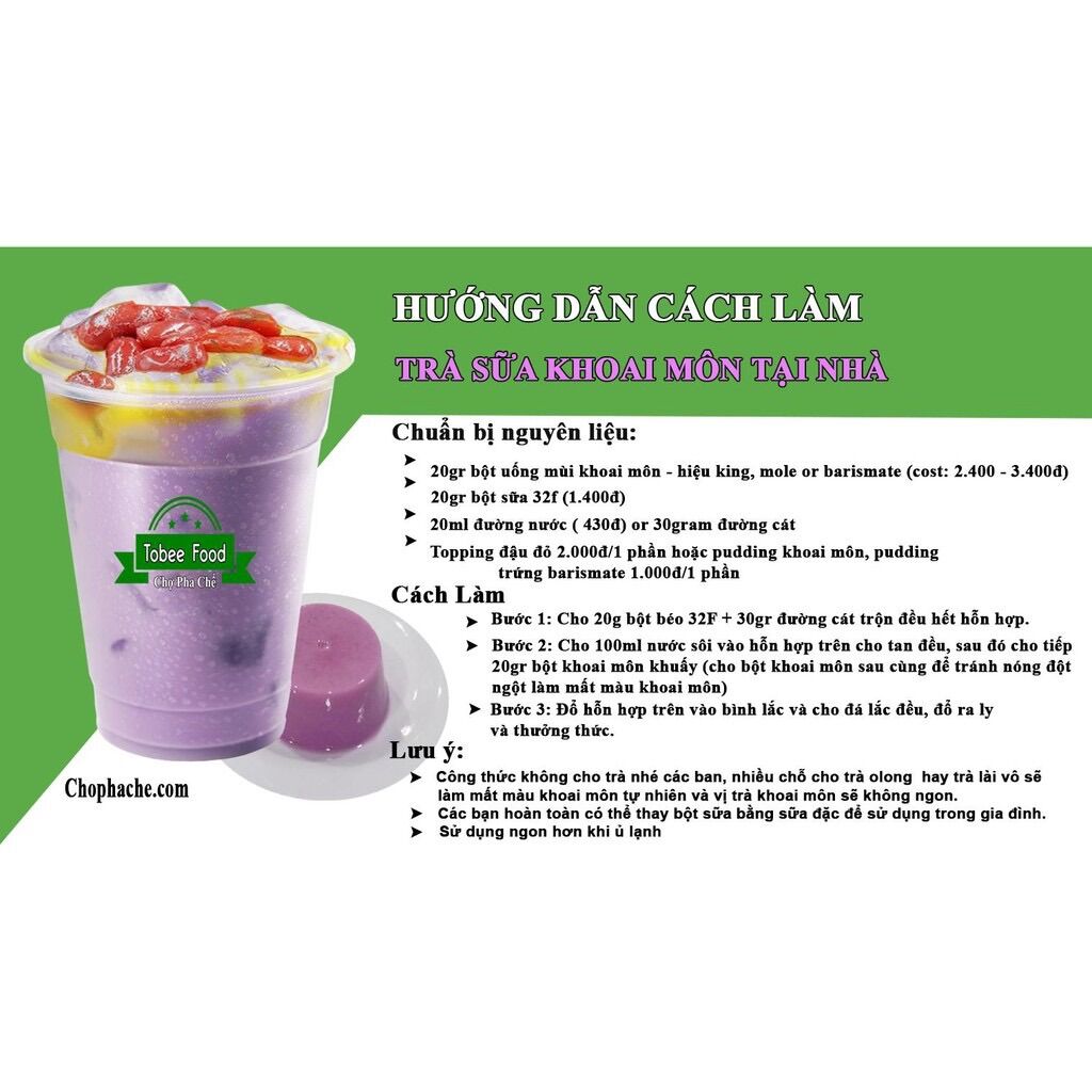 Bột khoai môn king chiết lẻ 200g