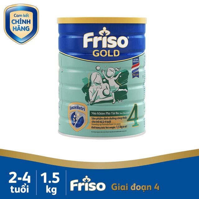 [HCM]Sữa bột Friso gold số 4 1.4kg DATE MỚI