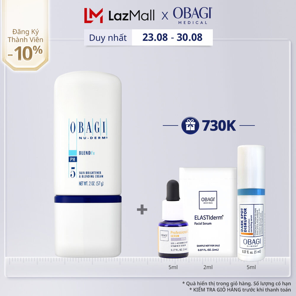 Kem dưỡng sáng da & mờ nám obagi nu-derm blend fx 57g