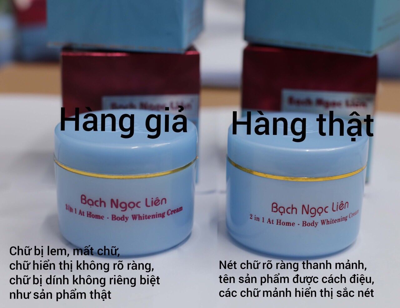Combo Kem Bạch Ngọc Liên siêu trắng mềm mịn giữ ẩm ( Combo 4 sản phẩm như hình 820gram kem)