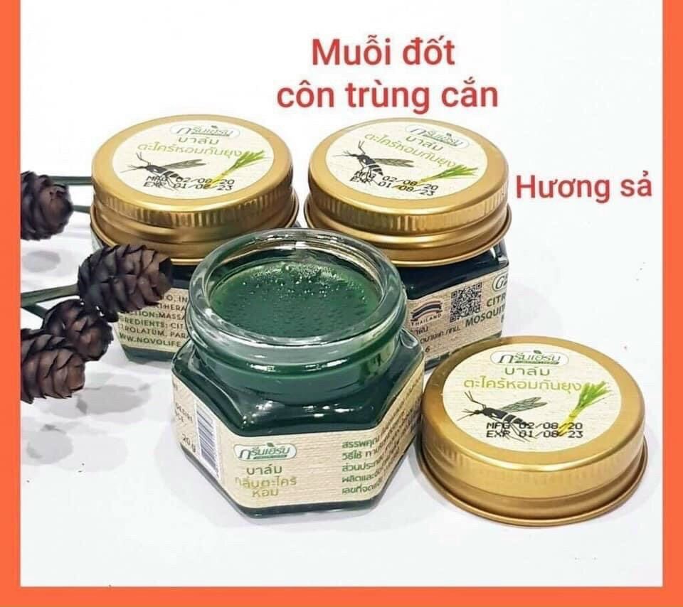 Cao sả thoa chống muỗi đốt cho bé Thái Lan