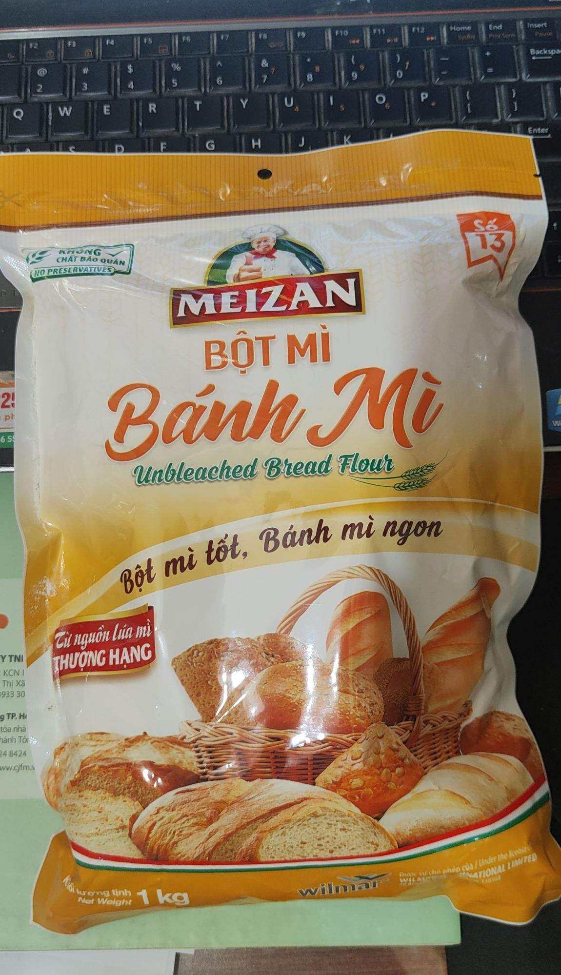 Bột làm bánh mì meizan 1 kg