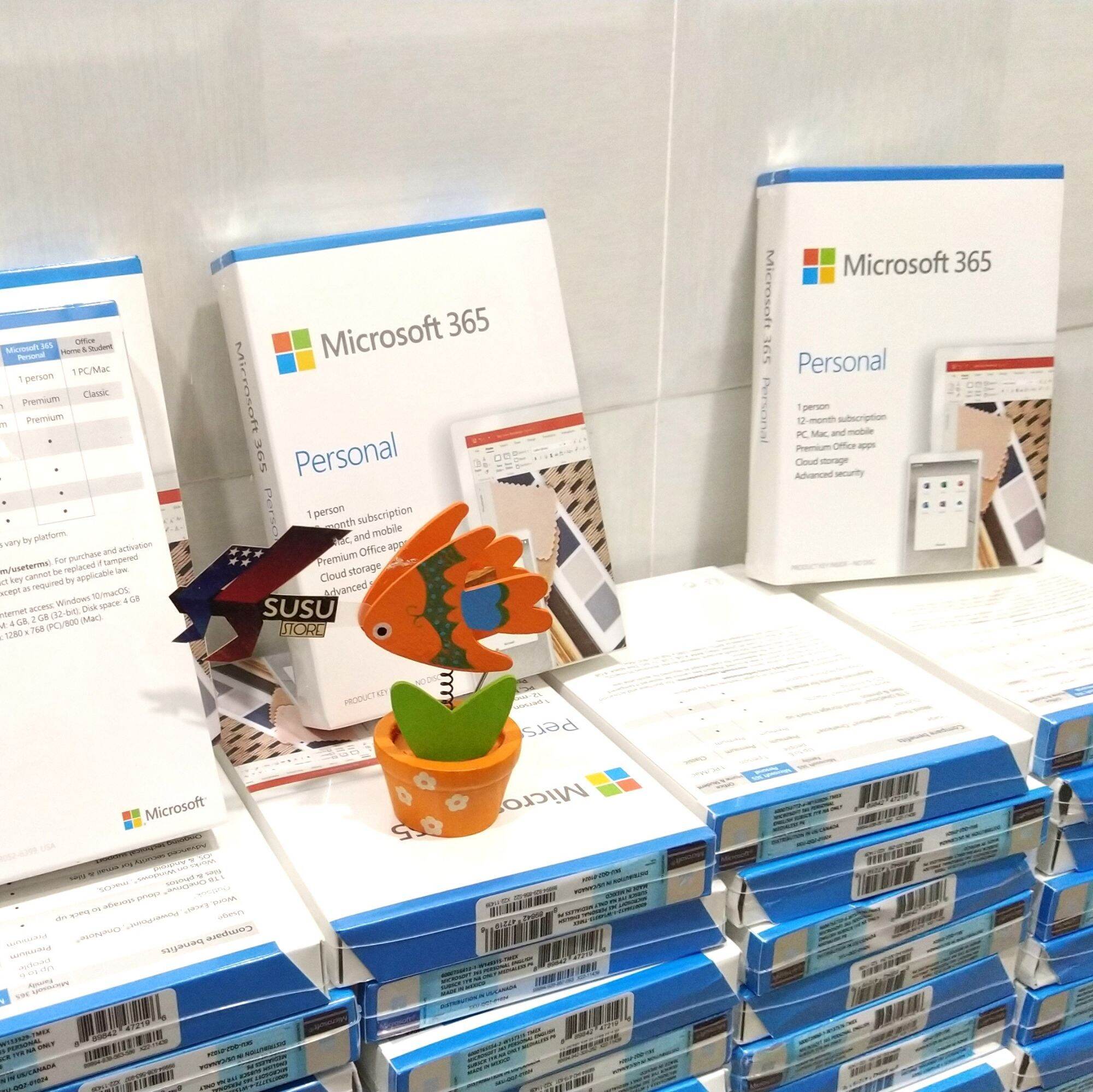 Bảng giá [HCM] Box Microsoft 365 Personal , Nguyên Seal chưa Active , 1 Năm dùng cho 5 thiết bị Phong Vũ