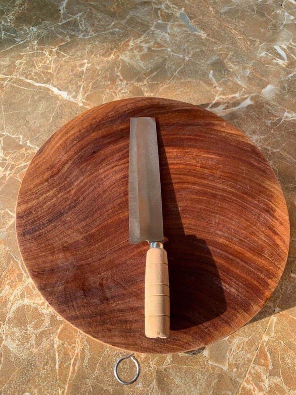 Thớt Gỗ Nghiến Không Tâm Size 30x5