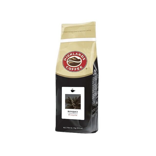 Cà Phê Bột Buổi Sáng Banquet Highlands Coffee 1kg/túi