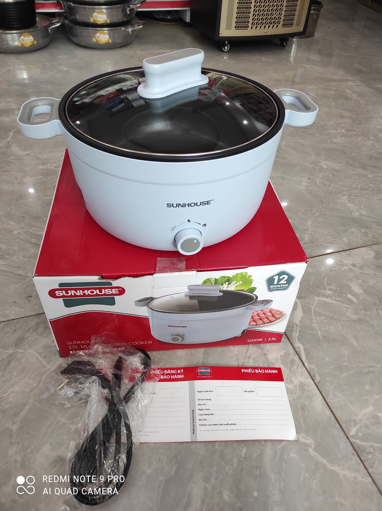 Lẩu điện 3.5L sunhouse SHD4528