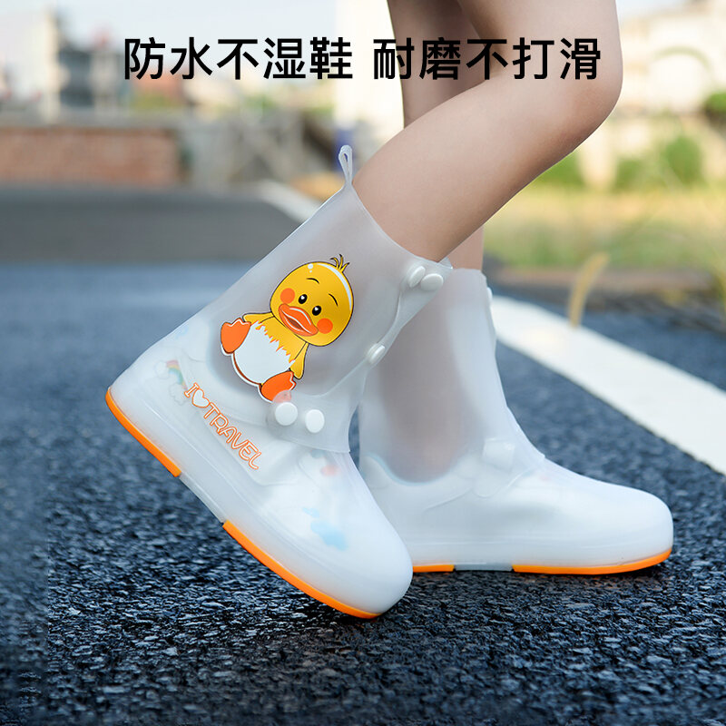 Bọc Giày Đi Mưa Trẻ Em Giày Chống Nước Em Bé Bé Trai Bé Gái Bọc Chân ỦNG