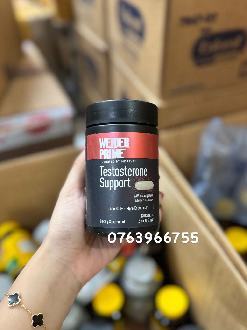 [HCM]Weider prime testosterone support 120 viên