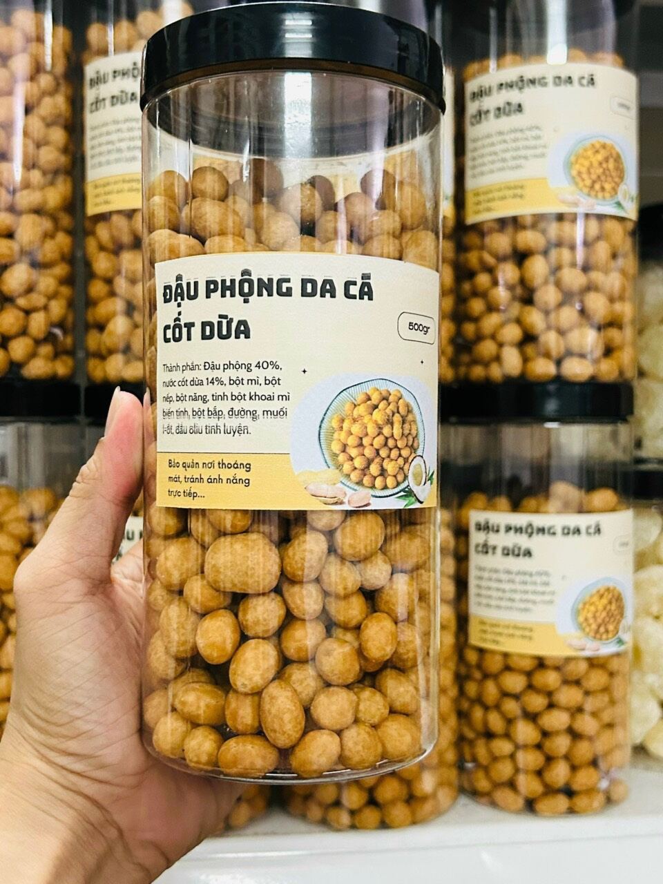 ĐẬU PHỘNG DA CÁ NƯỚC CỐT DỪA/ TỎI ỚT 1kg