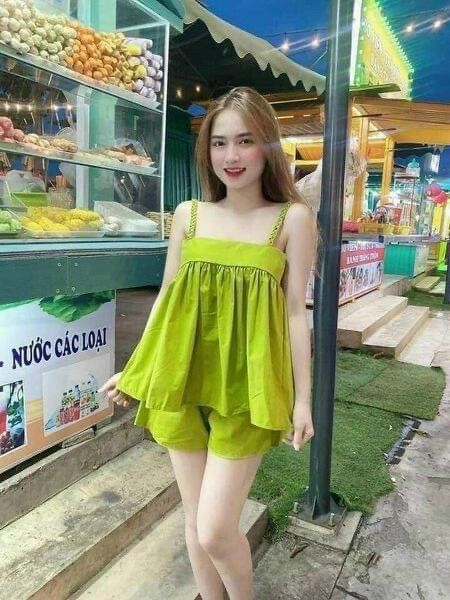 Set bộ đi chơi dây tết bím kèm ảnh thật