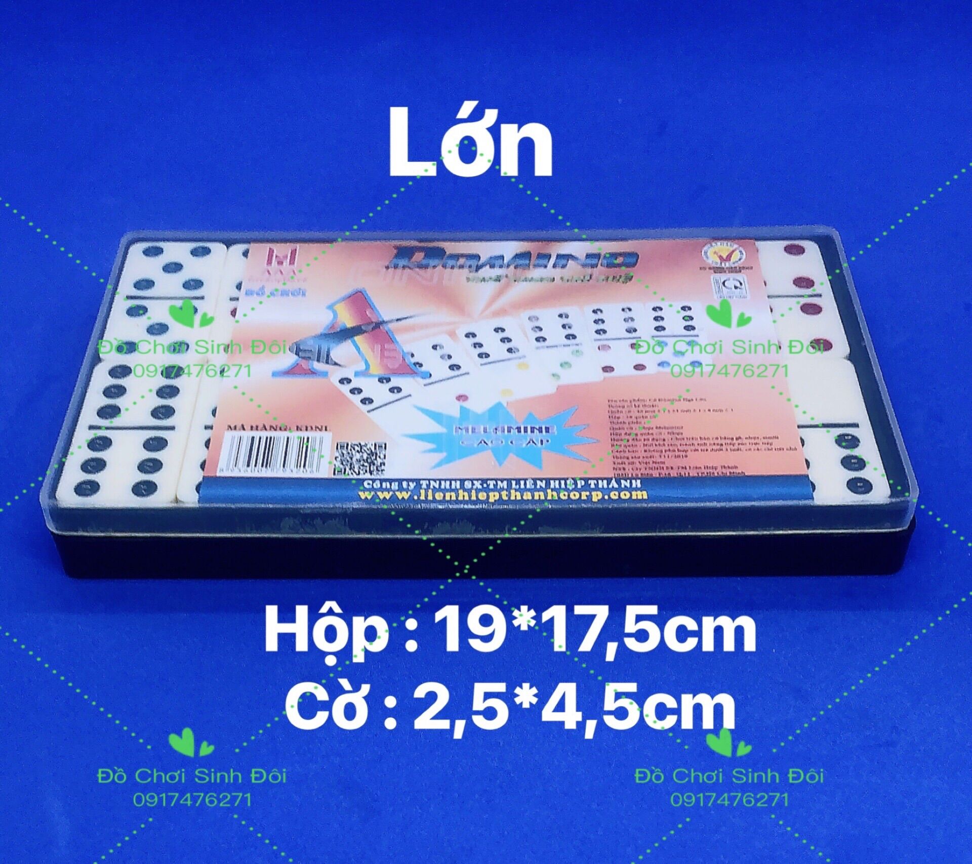 Cờ domino trắng - lớn