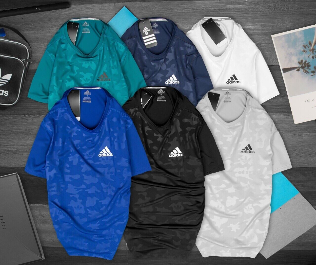 Áo thun thể thao nam áo phông thể thao nam adidas cực xịn