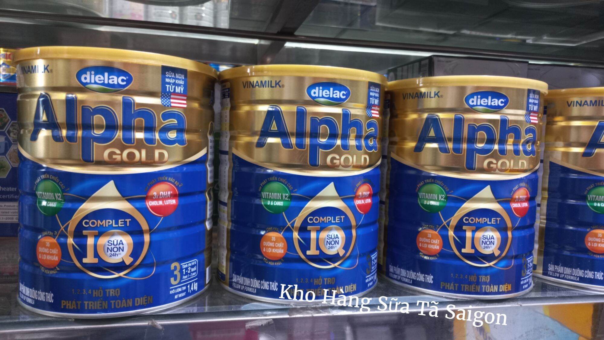 [HCM]Sữa bột Dielac Alpha IQ Gold lon 1.4Kg