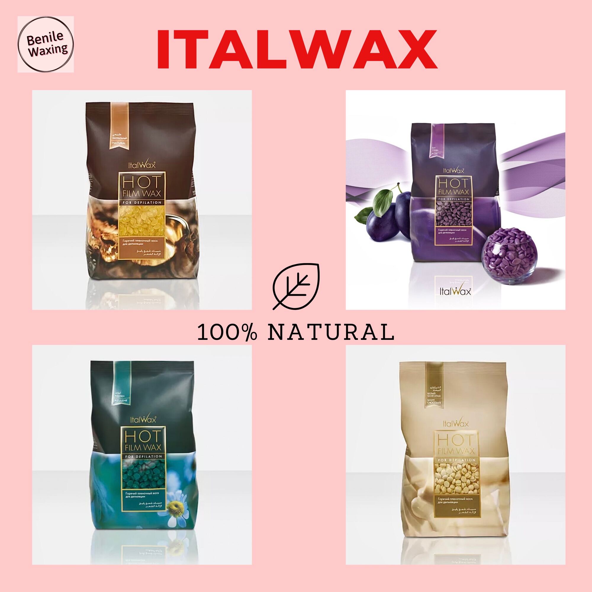 Sáp Wax Beans Italwax Chính Hãng Ý 100% 100G